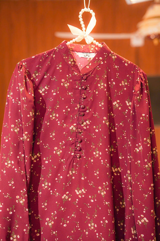 Spring bloom long dress