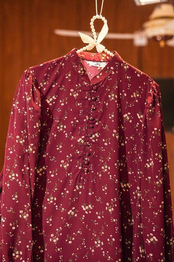 Spring bloom long dress