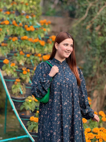 Spring bloom long dress